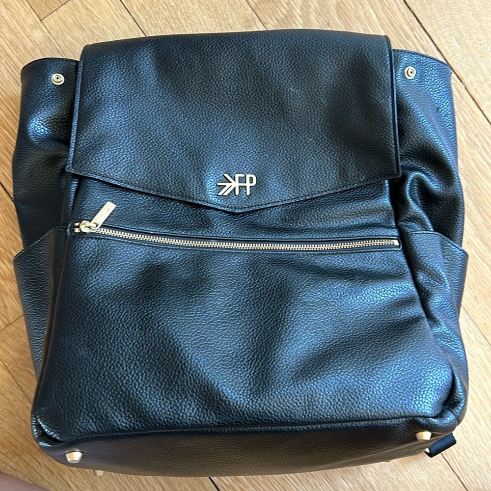 Freshly Picked Black Diaper Bag.